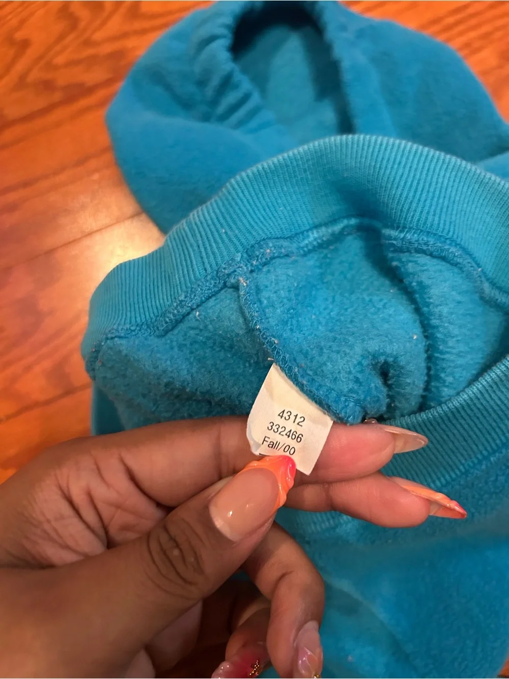 Vintage GAP Fleece Pullover Hoodie Baby 3-6 Months
